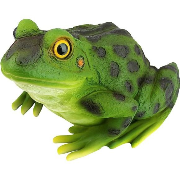 Ribbit The Frog Garden Toad Statue, 9 Inch, 9", Full Color - Picture 1 of 5